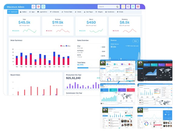 Intelligent, Actionable and Advanced Data-Driver dashboards with Interactive Business Insights & Analytics